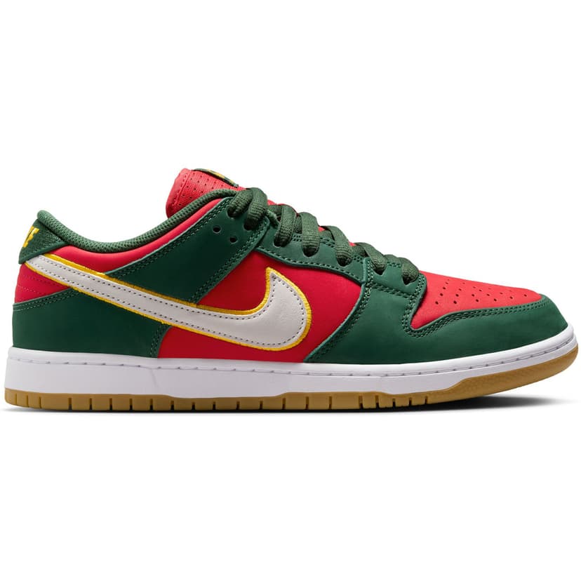 Nike SB Dunk Low Pro PRM - fir/ white - university gold