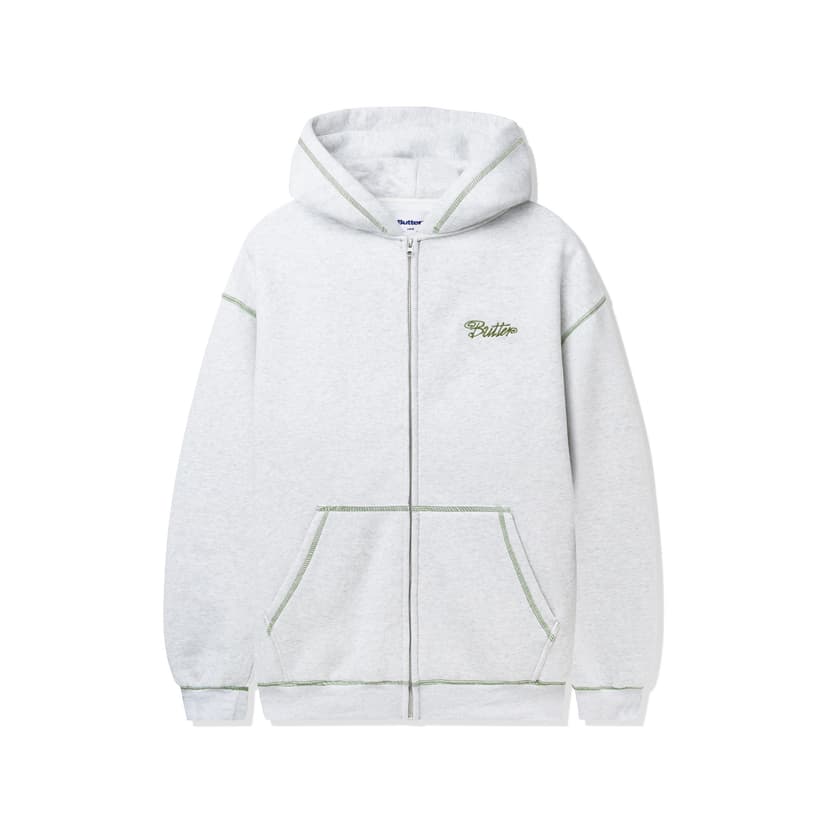 Buttergoods Jive Zip Thru Hood - ash