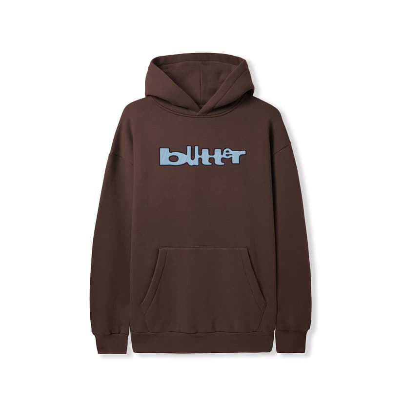 Buttergoods Warped Pullover Hood - chocolate