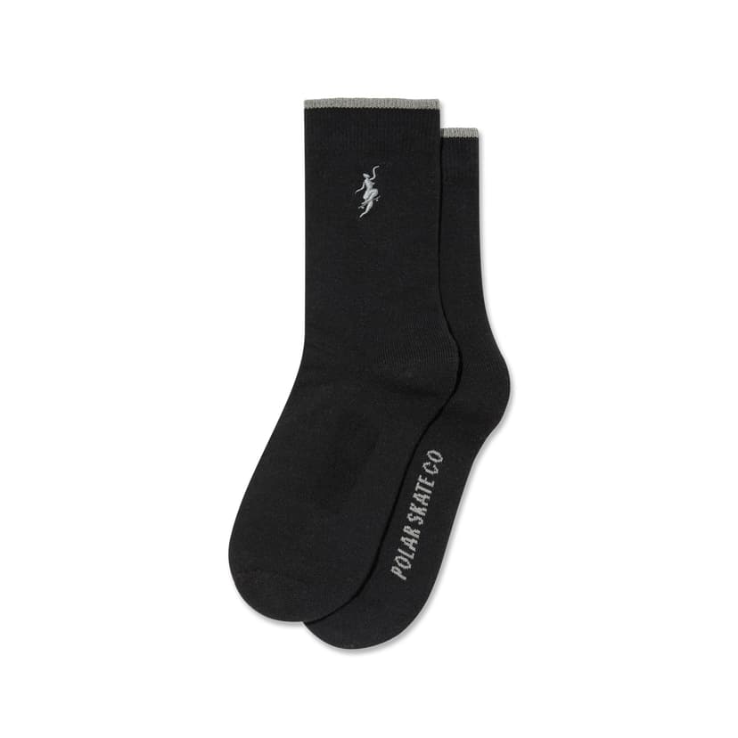 Polar Skate Co. No Complies Socks - black