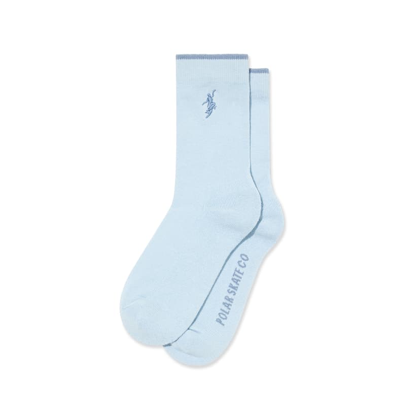 Polar Skate Co. No Complies Socks - light blue