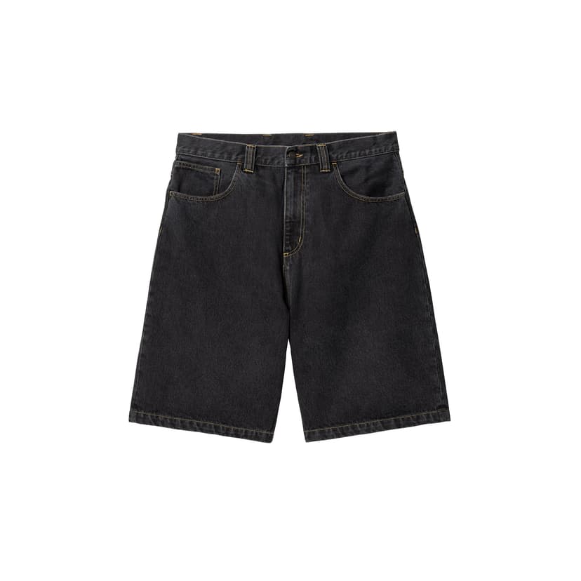 Carhartt WIP Brandon Short - black stone washed