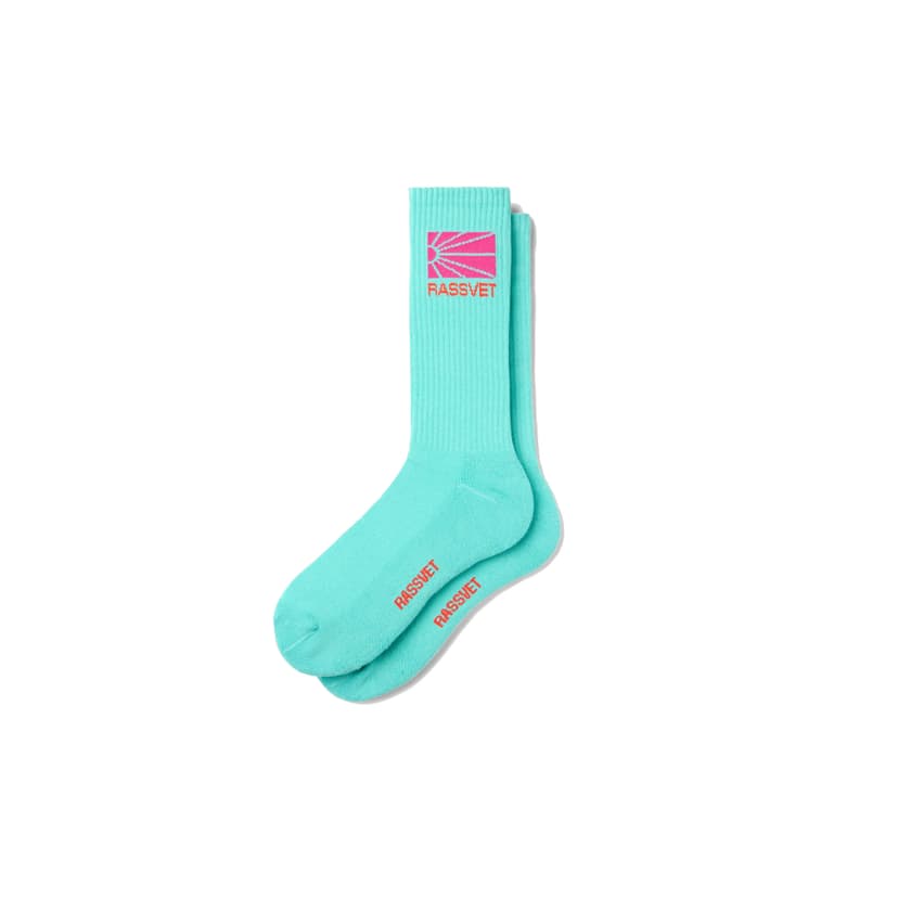 Rassvet (PACCBET) Logo Socks - green