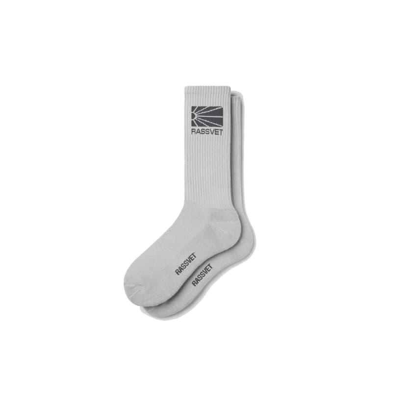 Rassvet (PACCBET) Logo Socks - grey