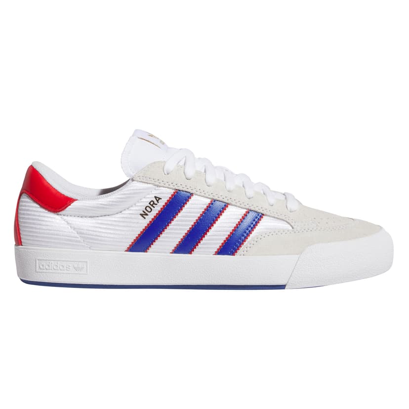 Adidas Skateboarding Nora - Cloud White / Royal Blue / Better Scarlet
