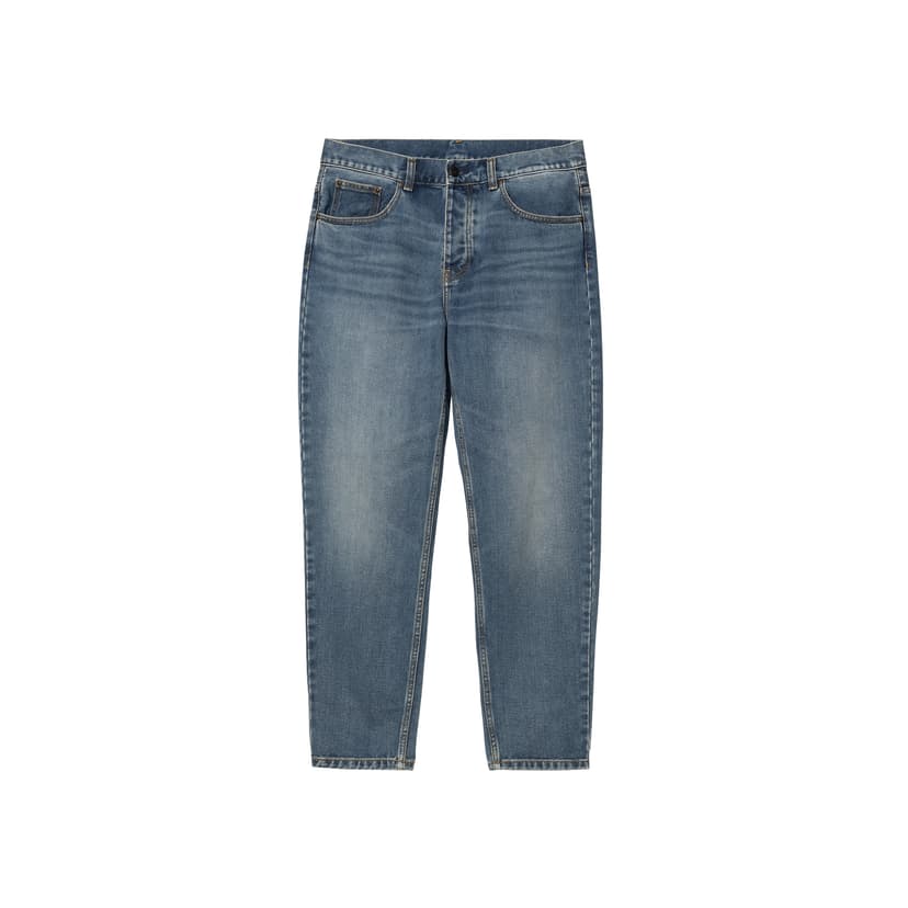Carhartt Newel Pant - blue dark used washed