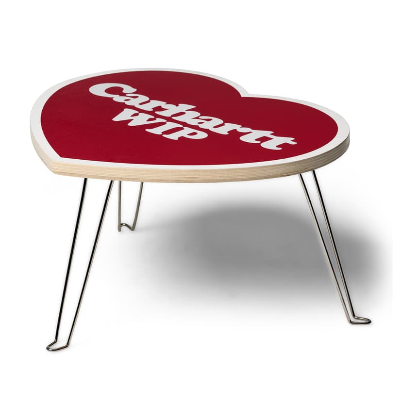 Carhartt WIP Heart Folding Table - red