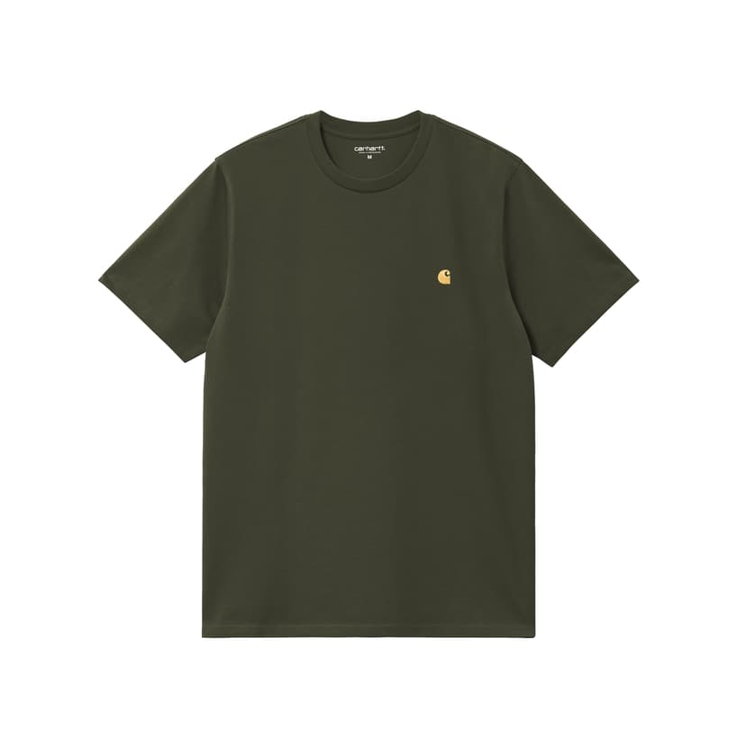 Carhartt Wip Chase Tee - leaf/gold