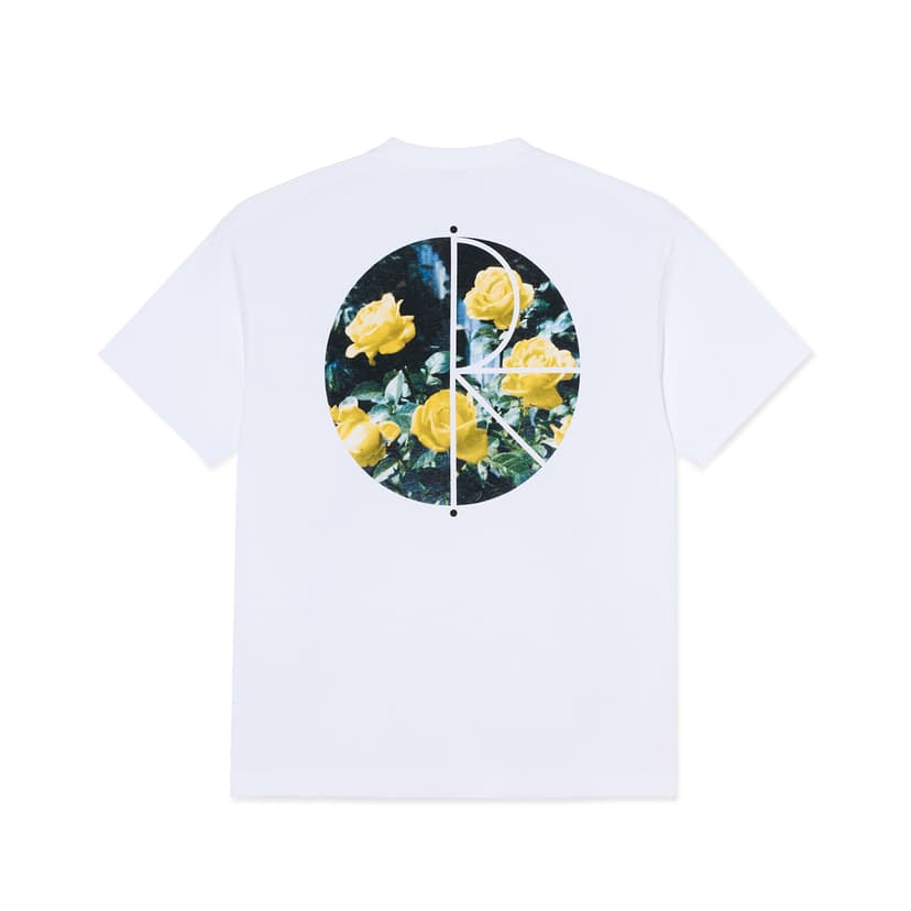 Polar Skate Co. Fill Logo Tee / Märtas Roses - white