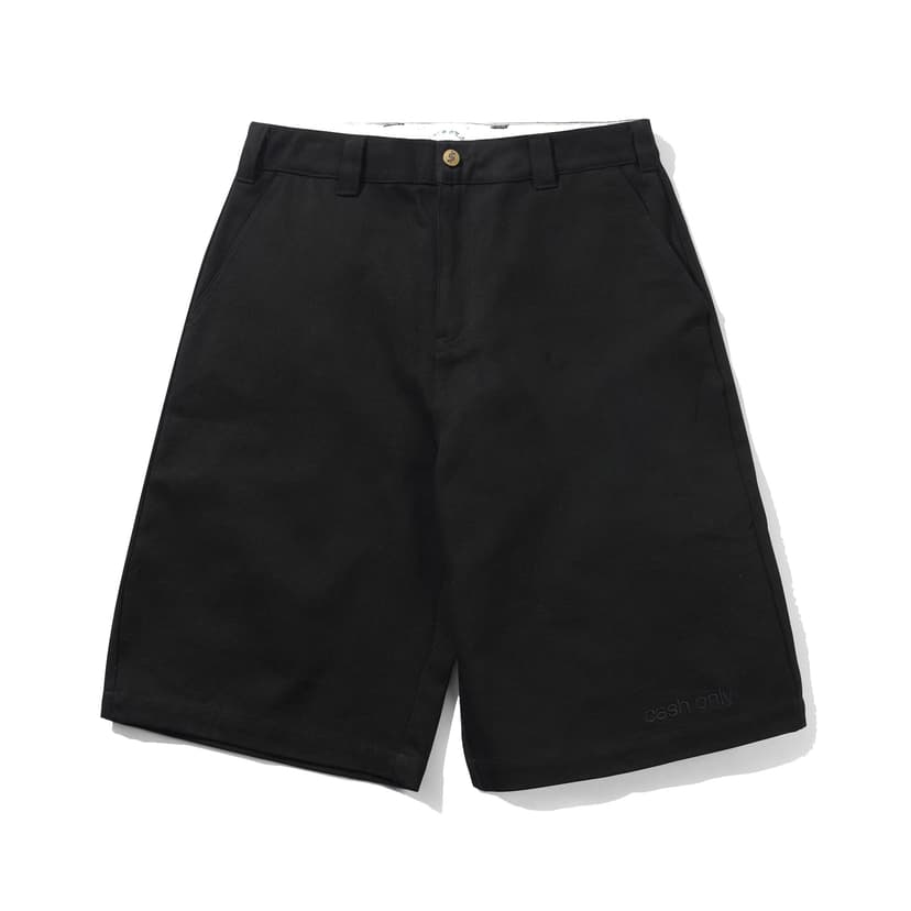 Cash Only Halfway Short - black