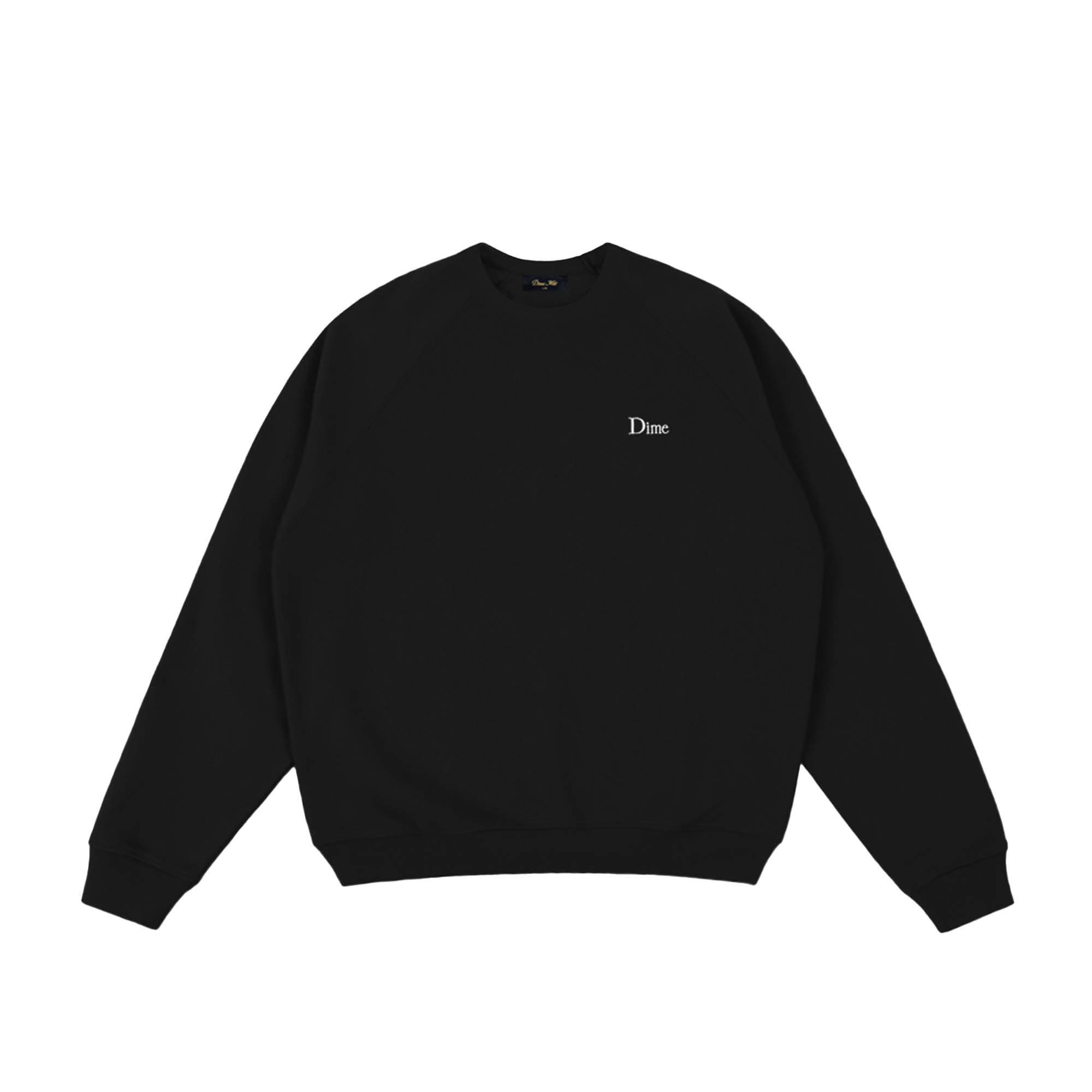 Dime MTL Classic Small Logo Crewneck - black