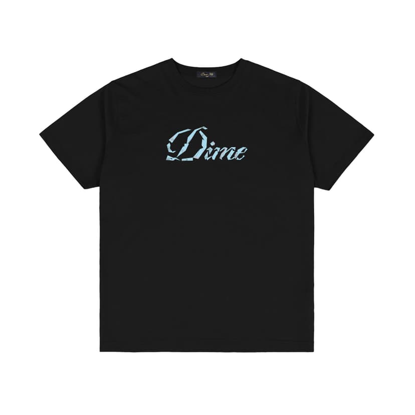 Dime MTL Cursive Paper Cut T-Shirt - black