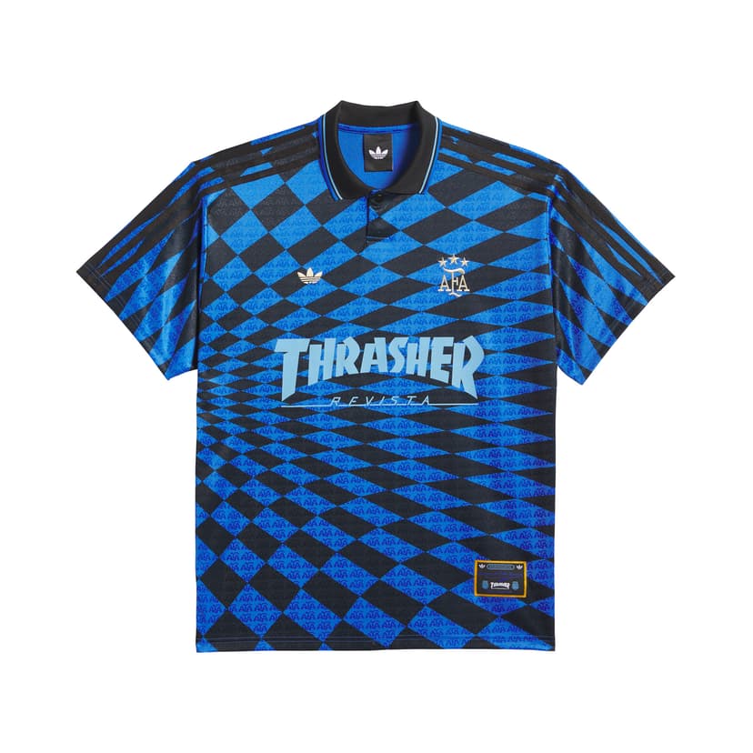Adidas x Thrasher x AFA Jersey - blue - black