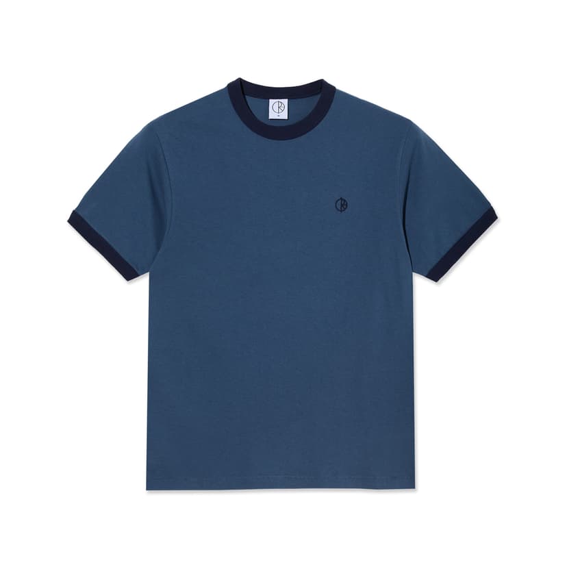 Polar Skate Co. Ringer Tee - grey blue