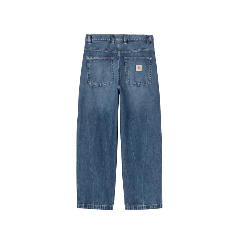 Carhartt WIP Brandon Pant - blue marble used wash