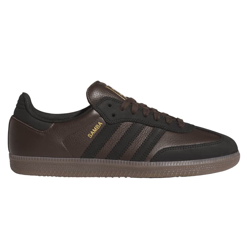 Adidas Skateboarding - Samba ADV - Dark Brown / Core Black / Gum