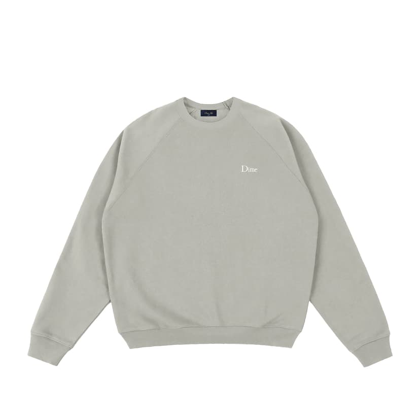 Dime MTL Classic Small Logo Crew - iron