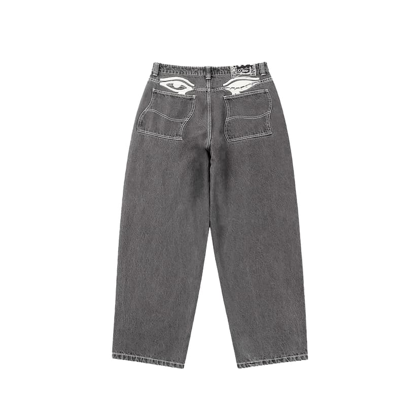 Dime MTL Baggy Wink Denim Pants - faded black