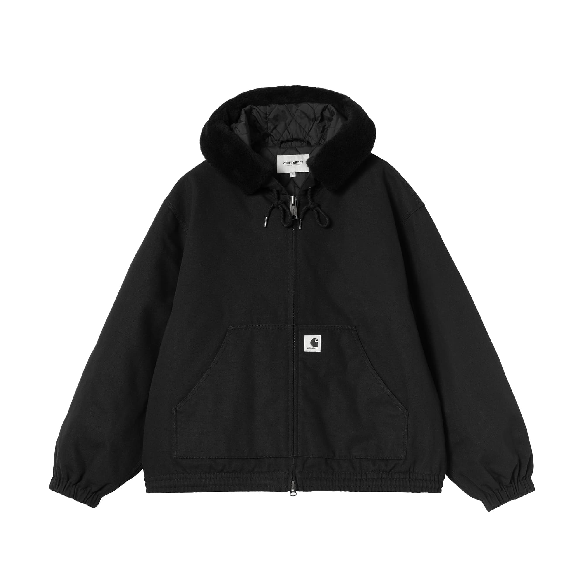 Carhatt WIP 'W' Corey Active Jacket' - black rinsed